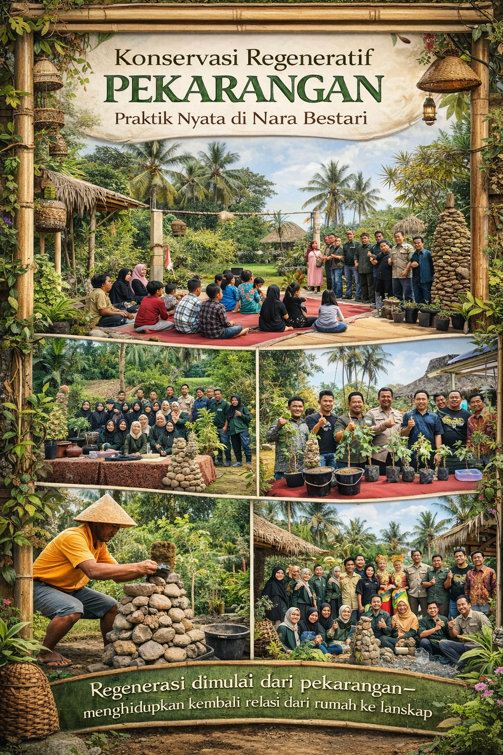 Konservasi Regeneratif Berbasis Pekarangan: Praktik Nyata di Nara Bestari