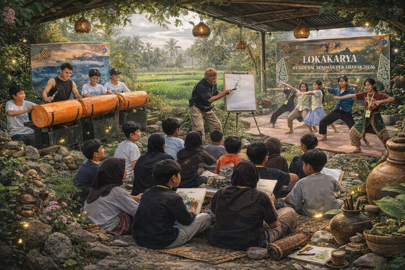 Lokakarya Residensi Seniman Pekarangan Festival Peka 2026