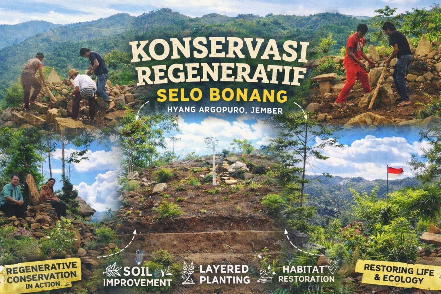 Dari Lereng Tererosi ke Sistem Hidup : Konservasi Regeneratif sebagai Praktik Geokultural dari Hutan ke Lanskap Domestik